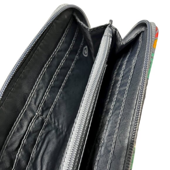 Vera Bradley RFID Tech Gray Coastal Paradise Wristlet New With Tags - Picture 7 of 9